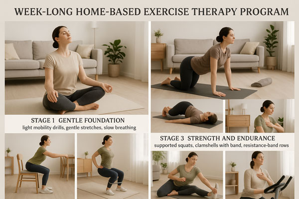 Home based exercise therapy
