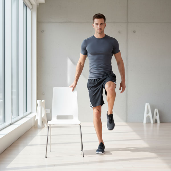 Single Leg Stand with Support