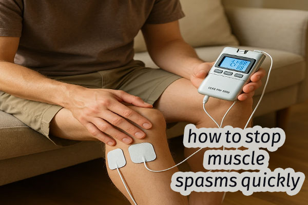 how to stop muscle spasms quickly