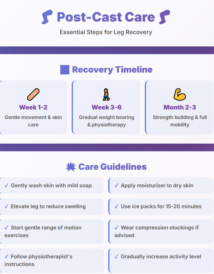 care after cast removal